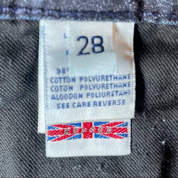 HUDSON DARK WASH CROPPED FLAP POCKET BLUE JEANS SIZE 28 - Picture 6 of 10